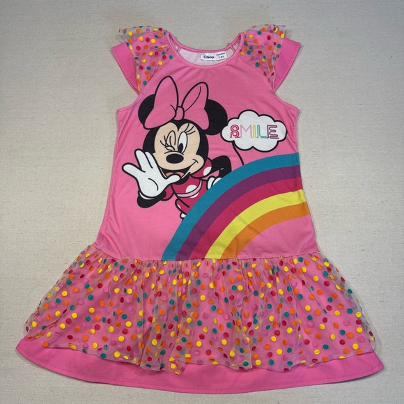 Disney Pink Minnie Mouse PJ’s - Girls Size 7-8 - Picture 1 of 10